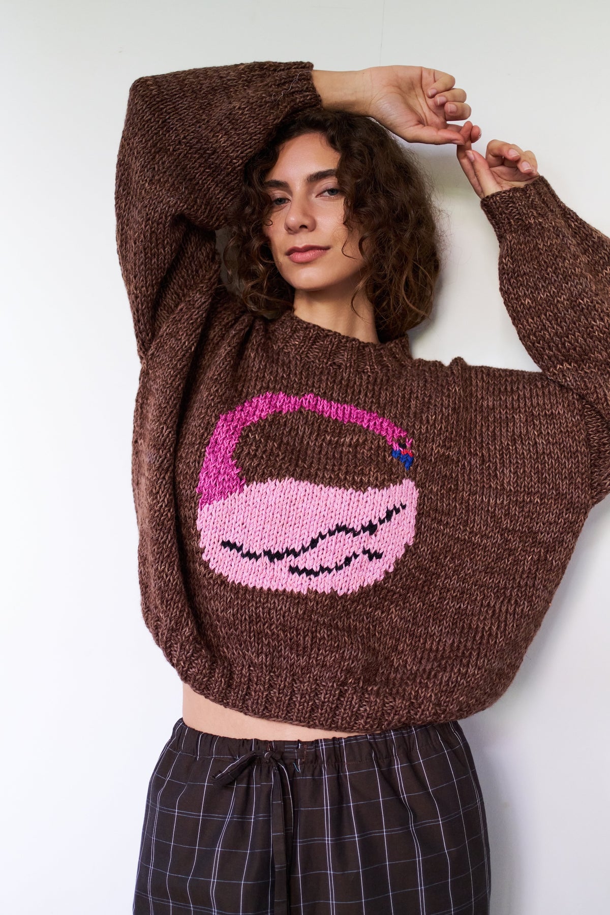 SWEATER CISNE ROSA