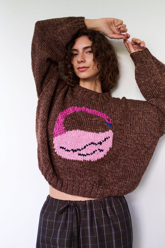 SWEATER CISNE ROSA