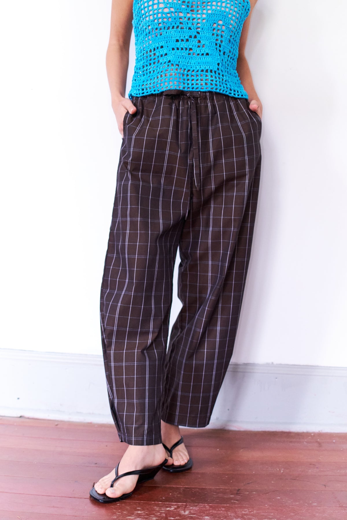 PANTALON TAGUA ESCOCES CAFE