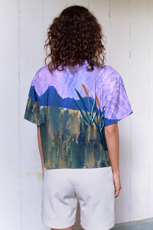 POLERA TORTUGA CUADRO HUILLIN