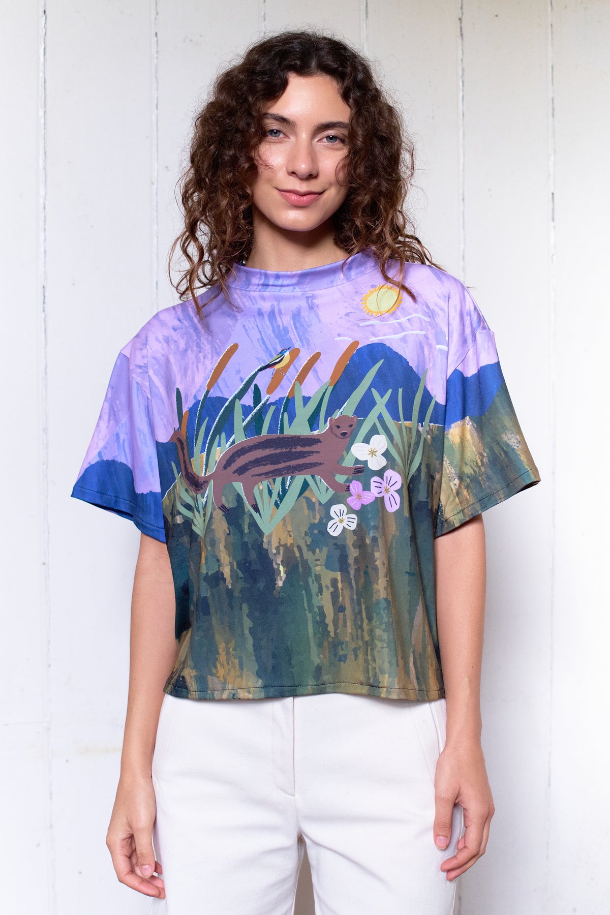 POLERA TORTUGA CUADRO HUILLIN