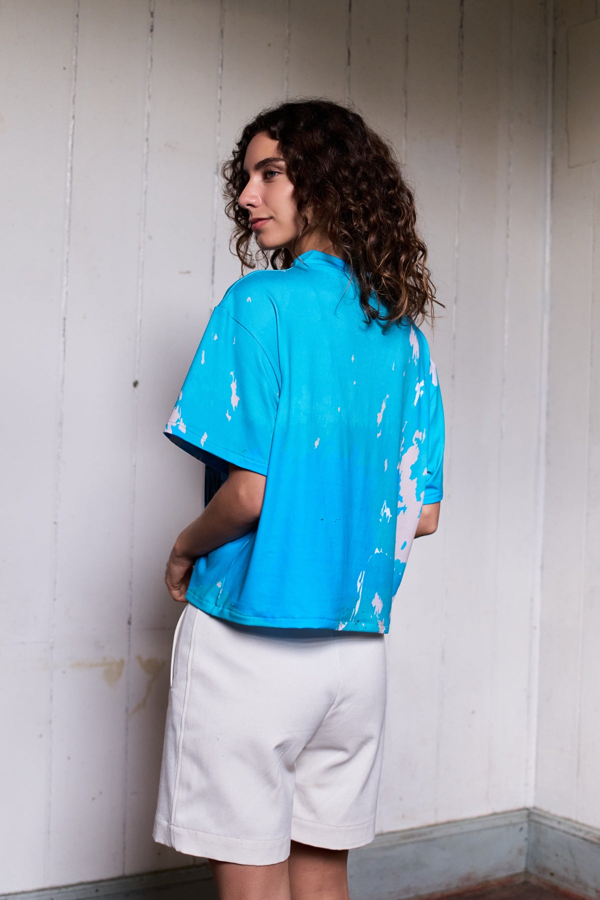 POLERA TORTUGA CUADRO GARZA CALIPSO