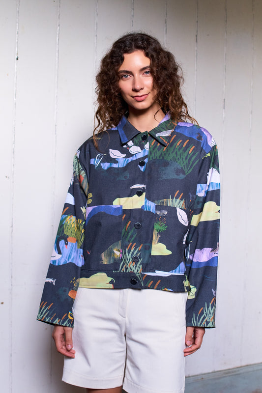 CHAQUETA POOL HUMEDAL NOCHE