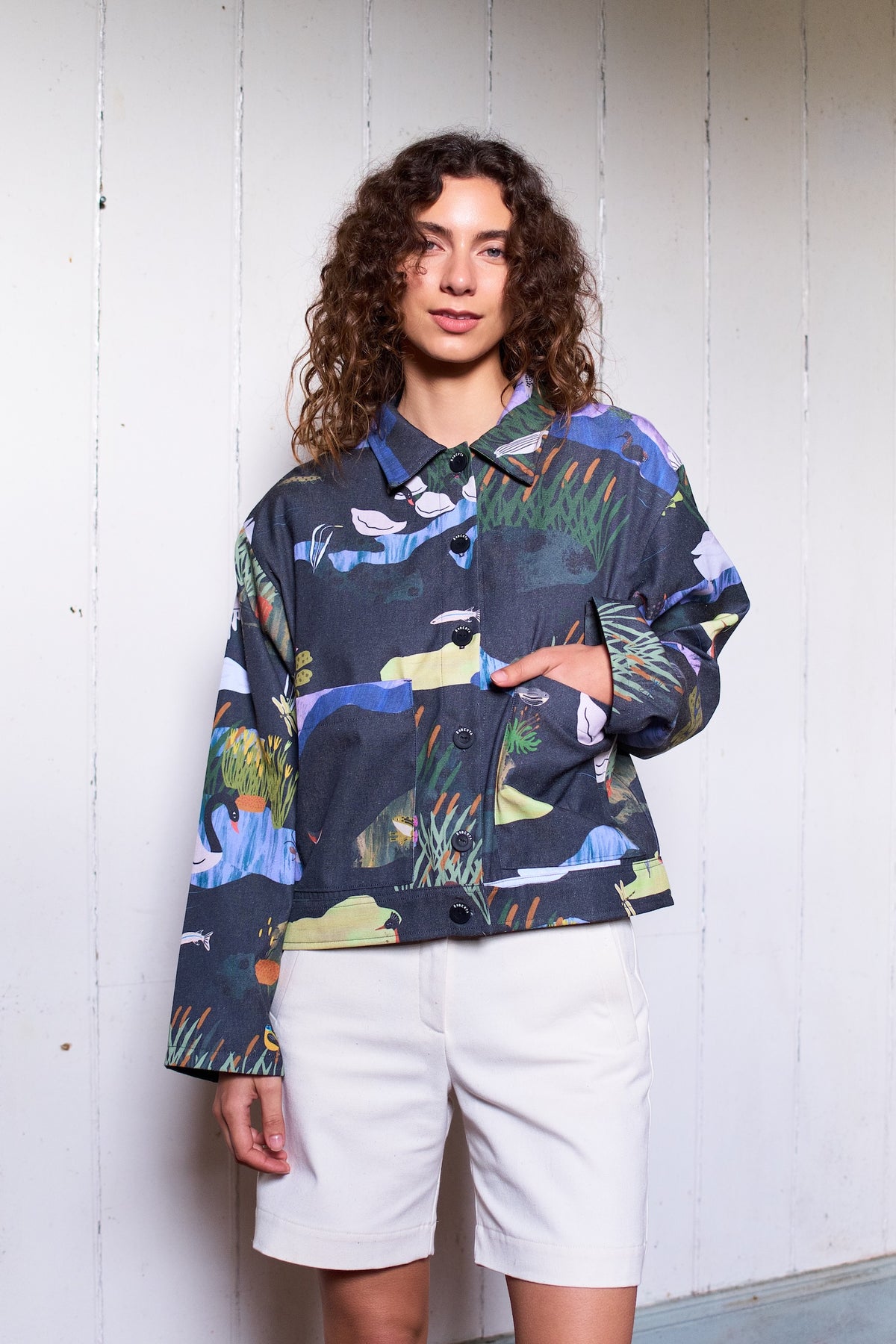 CHAQUETA POOL HUMEDAL NOCHE