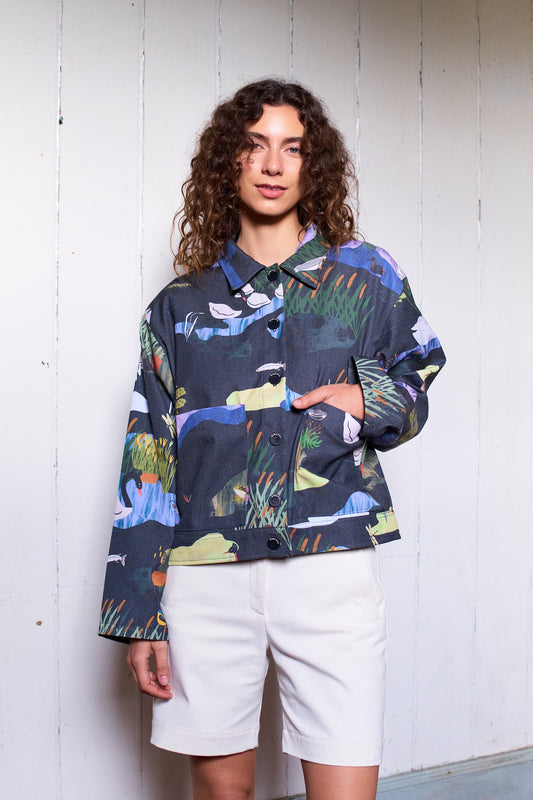 CHAQUETA POOL HUMEDAL NOCHE
