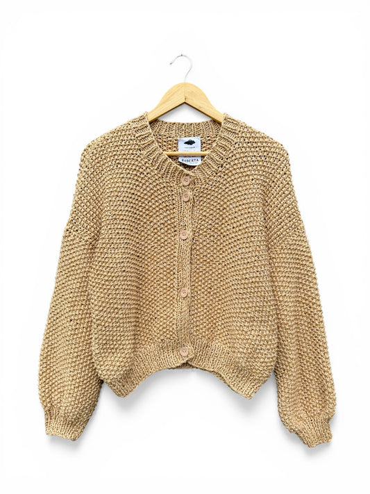 MOMA CORTO ABIERTO CUELLO REDONDO BEIGE