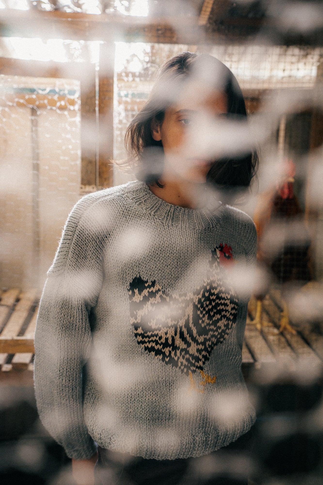SWEATER GALLINA GRIS