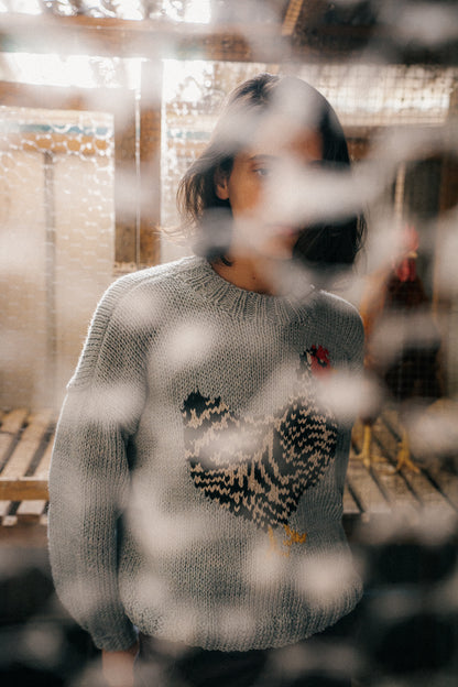 SWEATER GALLINA GRIS