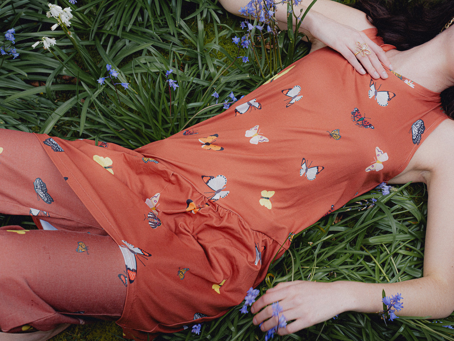 VESTIDO BLUME CORTO MARIPOSAS MANJAR