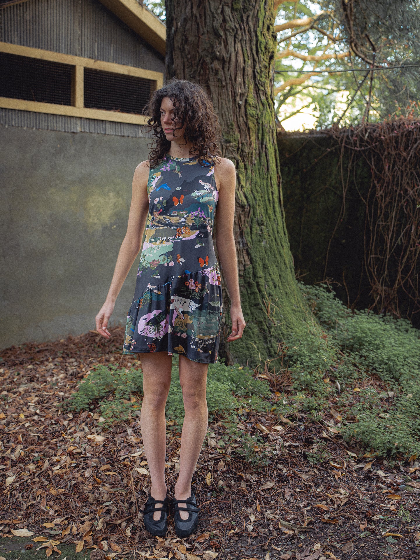 VESTIDO BLUME CORTO CAMPO NOCHE