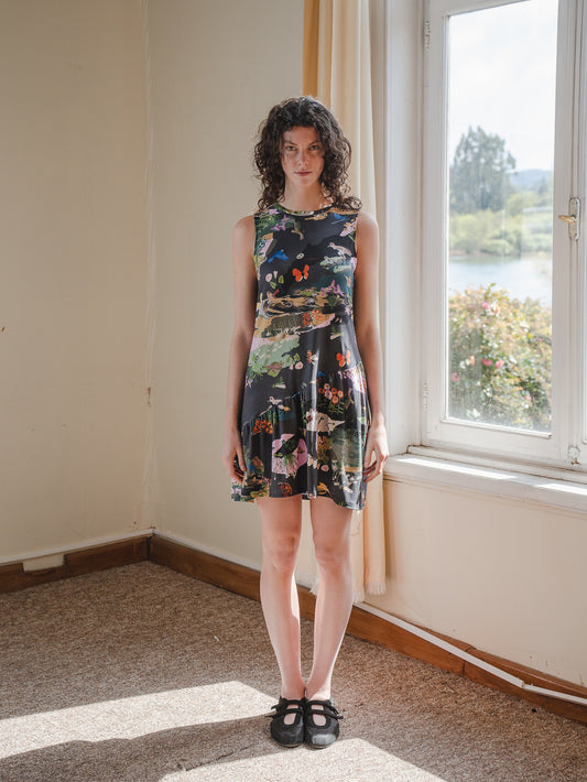 VESTIDO BLUME CORTO CAMPO NOCHE