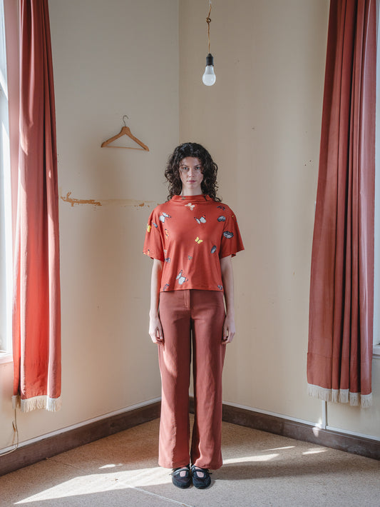 POLERA TORTUGA MARIPOSAS MANJAR