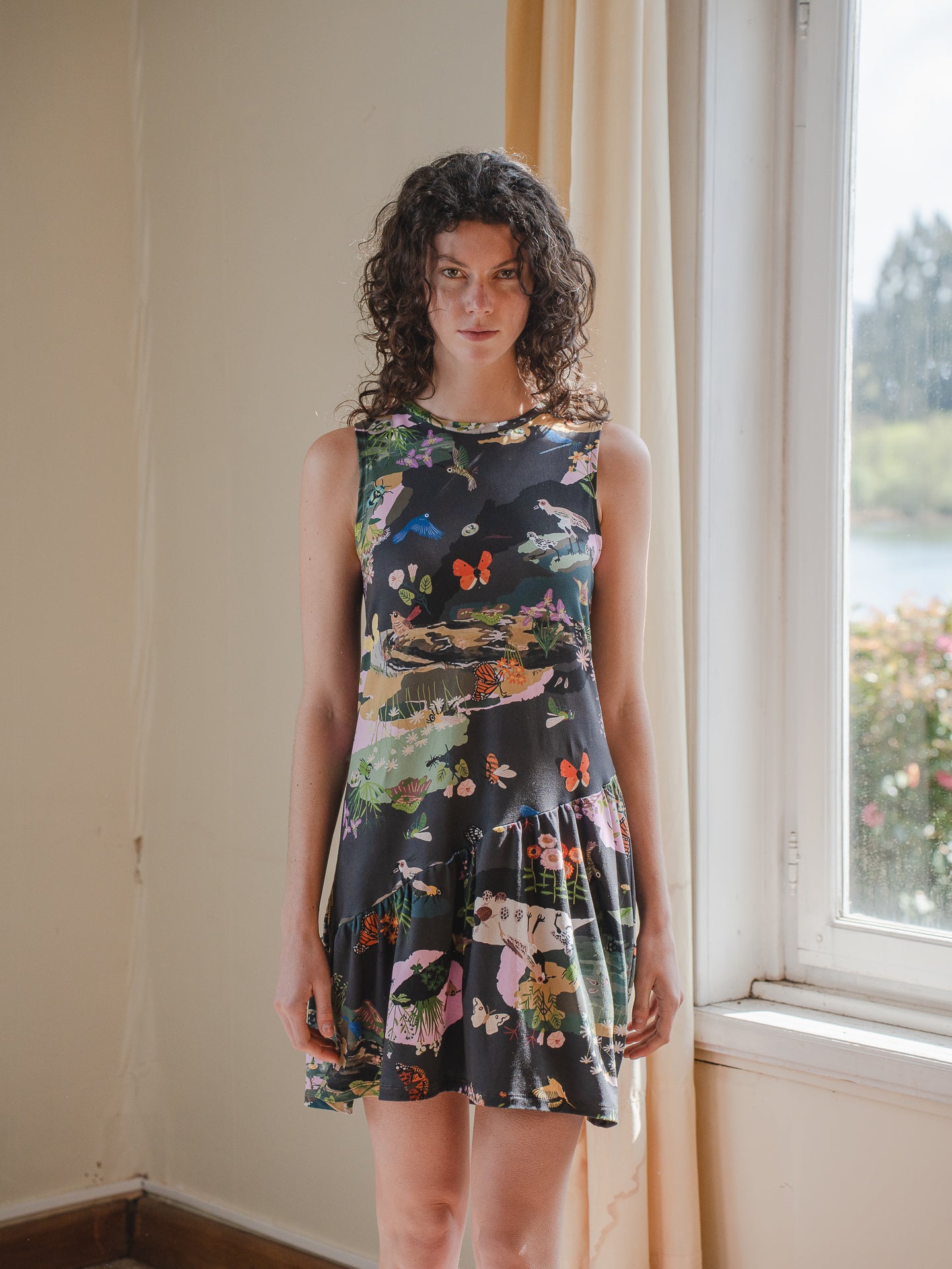 VESTIDO BLUME CORTO CAMPO NOCHE