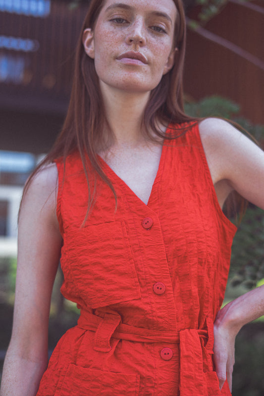 VESTIDO POOL TEXTURIZADO