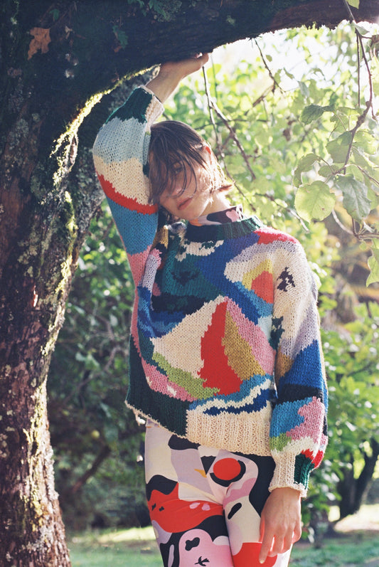 SWEATER VOLCAN COLORES FUERTES